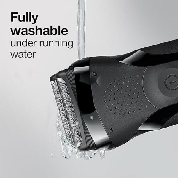 Braun Series 3 Proskin 3050cc Electric Shaver Rechargeable and Cordless Electric Razor for Men with Pop Up Precision Trimmer + Clean and Charge Station