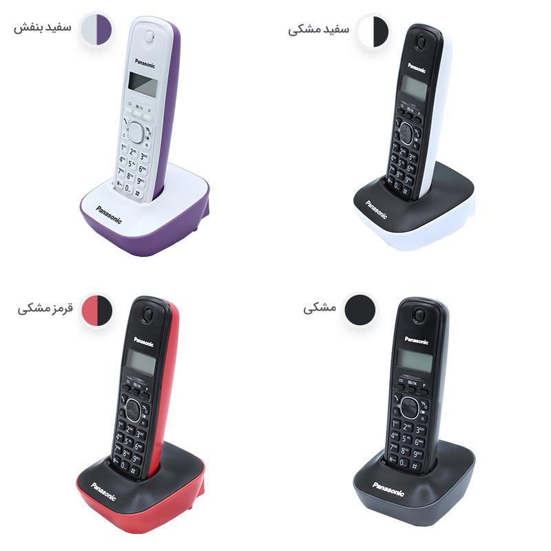 Panasonic KX-TG1611 2 تلفن بی سیم پاناسونیک مدل KX-TG1611
