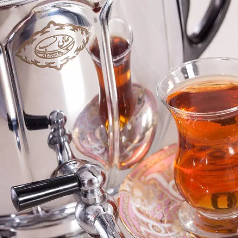 سماور گازسوز عالی نسب مدل پگاه ظرفیت 4 لیتر