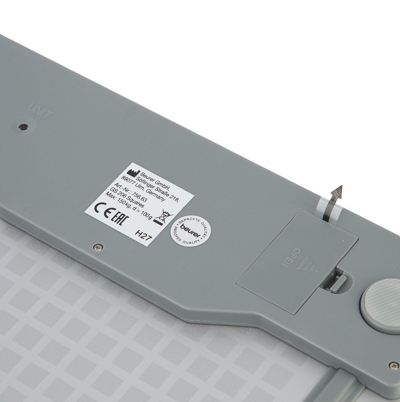 ترازو دیجیتال وزن کشی بیورر مدل GS206 ترازو دیجیتال وزن کشی بیورر مدل GS206