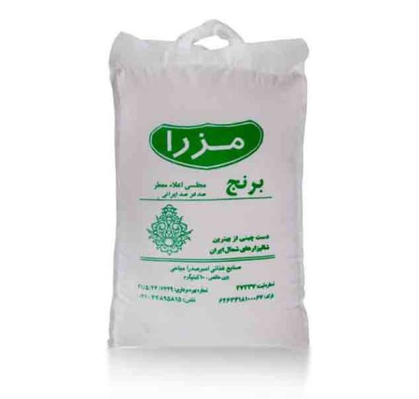 برنج معطر مجلسی مزرا وزن 10 کیلوگرم دارای عطر و بوی منحصر به فرد | برنج معطر اعلا مجلسی مزرا | برنج 10 کیلویی مجلسی مزرا | برنج ایرانی