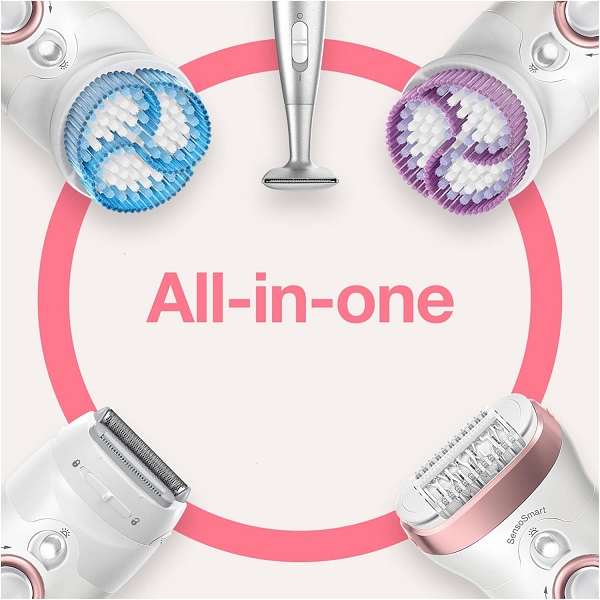 Braun Silk-Epil Deluxe 7-In-1 Beauty Set, 9 9-985