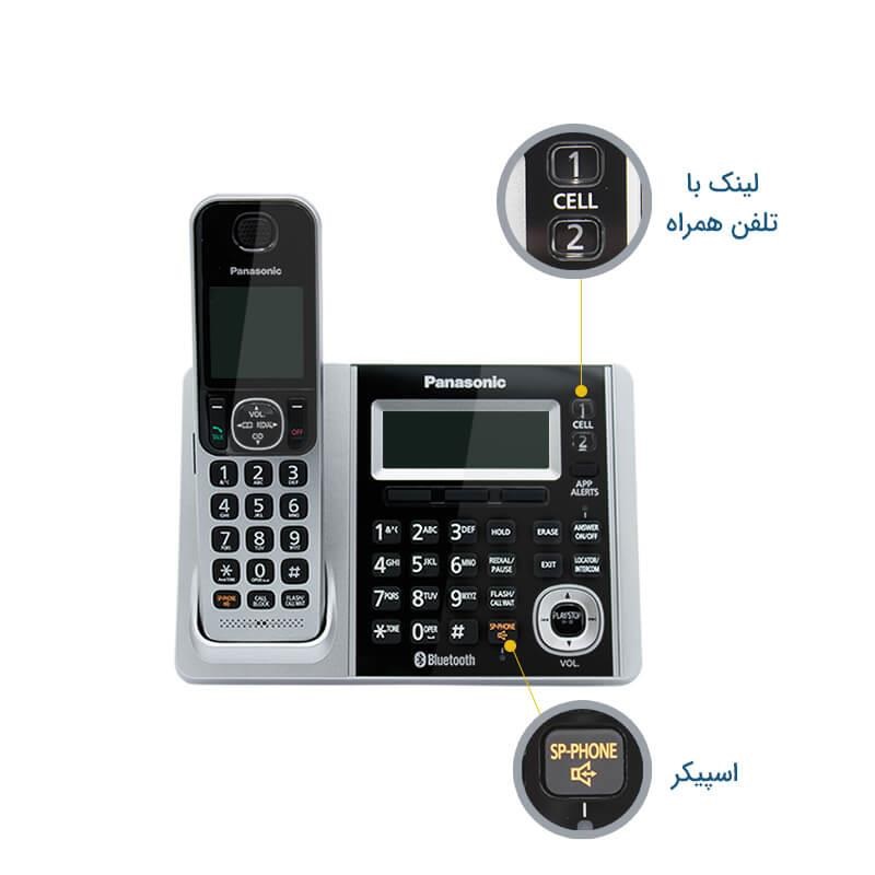 تلفن بی سیم پاناسونیک مدل KX-TGF372 تلفن بی سیم پاناسونیک مدل KX-TGF372