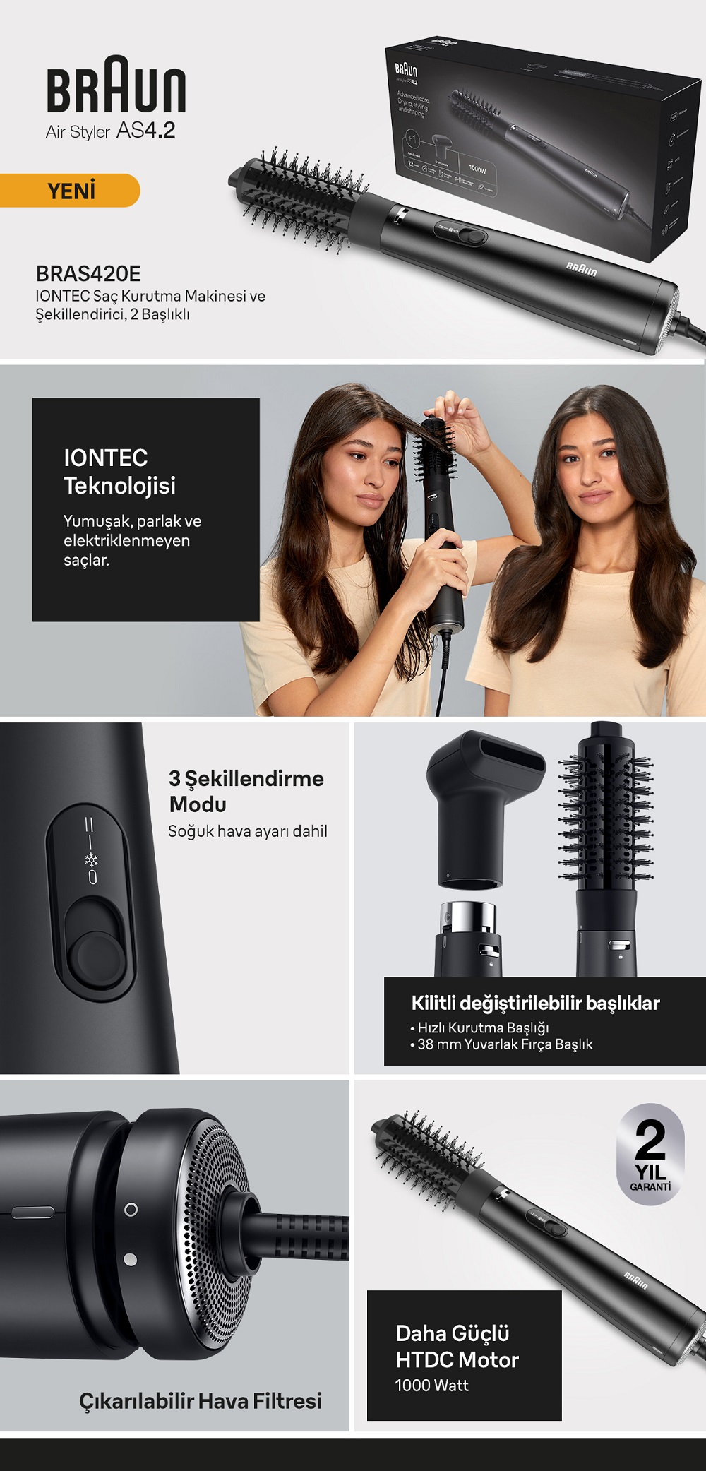 Braun Air Styler AS4.2, Advanced Care