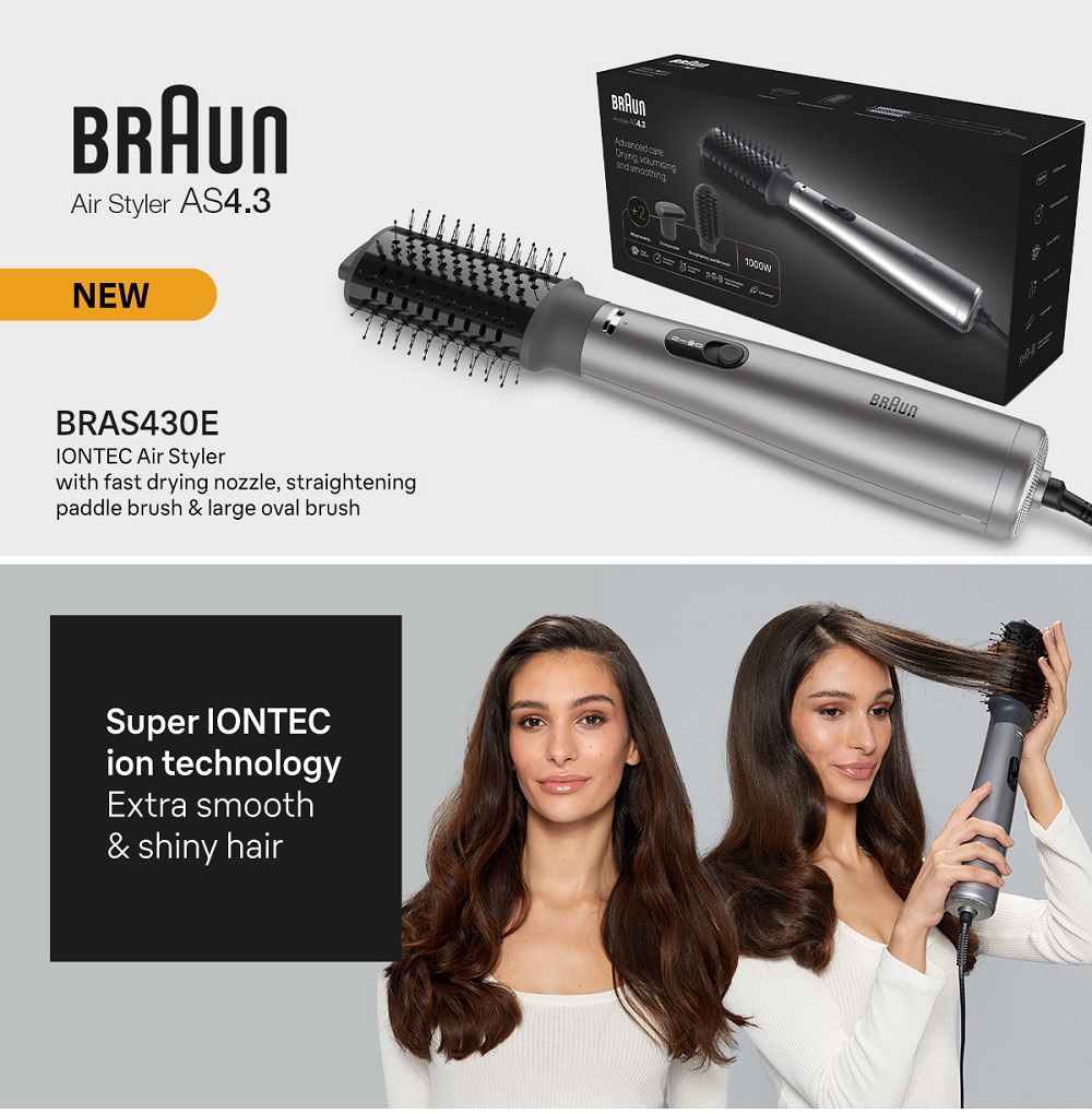 Braun Air Styler AS4.3, Advanced Care, Hair Drying