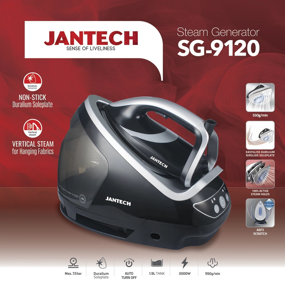 jantech steam station iron SG9120 
