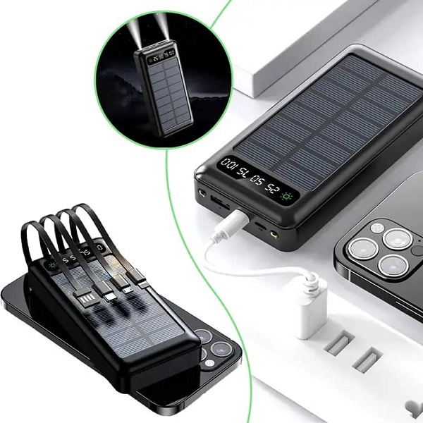 پاوربانک خورشیدی مدل Solar Energy ظرفیت 30000 میلی آمپر