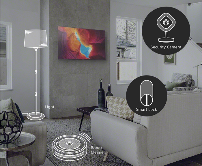 Use your voice to create the perfect viewing environment. Control smart home devices throughout your home. Adjust room temperature, lighting, see who’s at the front door, and more