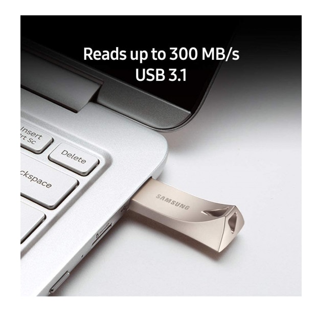 فلش مموری سامسونگ مدل Bar Plus USB 3.1 ظرفیت 64 گیگابایت فلش مموری سامسونگ مدل Bar Plus USB 3.1 ظرفیت 64 گیگابایت