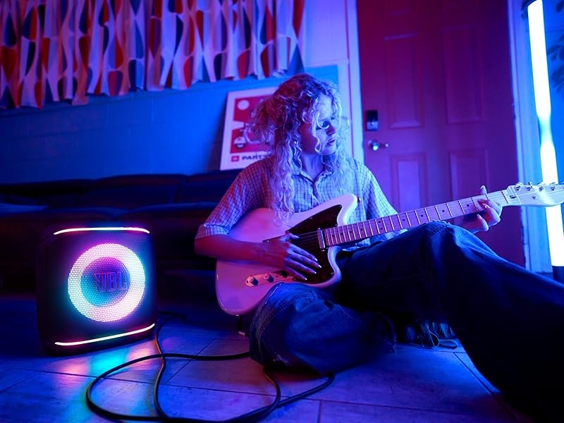 JBL PartyBox Encore Essential 2 – Portable Bluetooth Speaker, Water-Resistant, Deep Bass, 12H Playtime, USB-C Charging, LED Light Effects