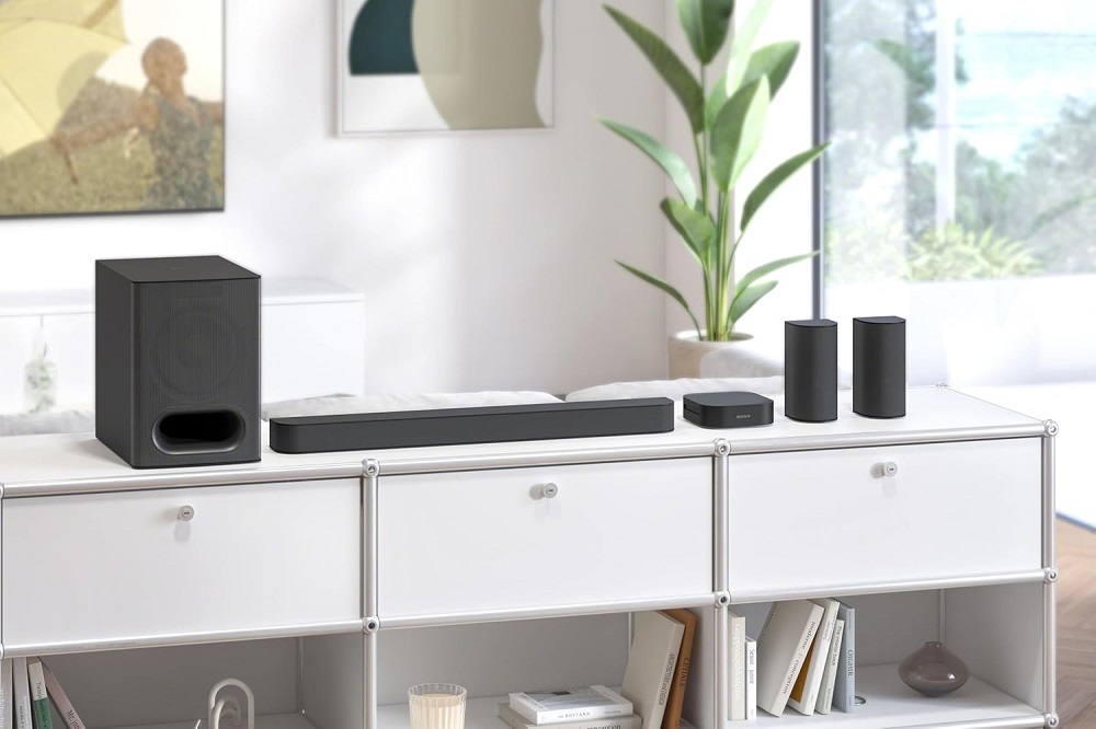 Sony Bravia Theatre System 6(HT-S60) Real 5.1ch 1000W,Dolby Atmos/DTS:X Soundbar Home Theatre with Powerful subwoofer & Wireless Rear Speakers,Voice Zoom3,BCA App, Bluetooth,HDMI eARC