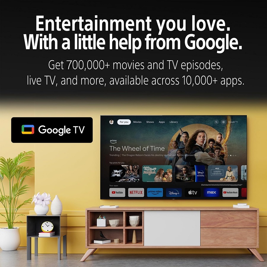 Sony BRAVIA 3 Series 139 cm (55 inches) 4K Ultra HD AI Smart LED Google TV K-55S30