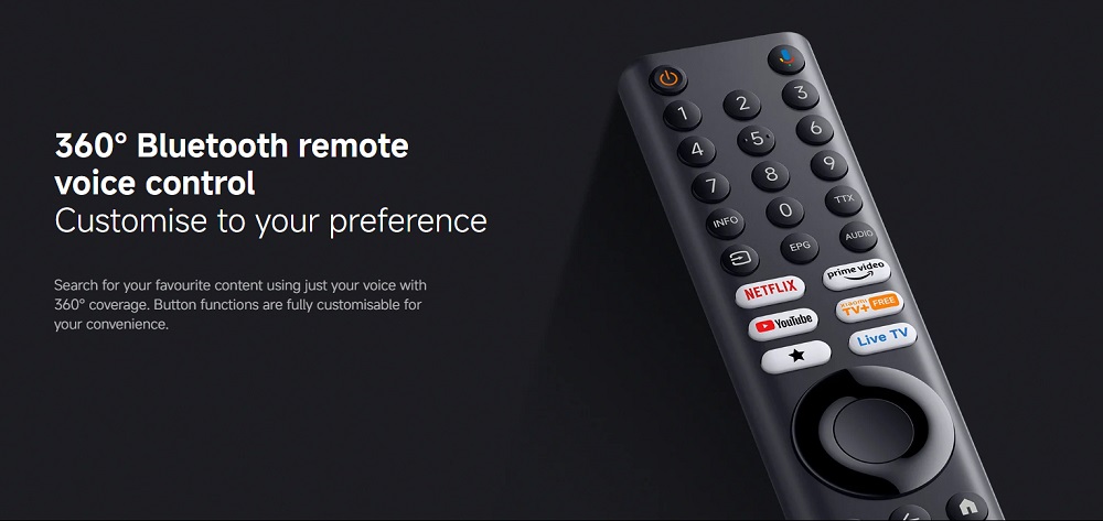 Xiaomi Smart TV A 55" 2026 Google TV™ 4k Resolution