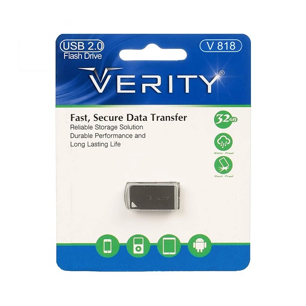 فلش مموری وریتی مدل V818 ظرفیت 32 گیگابایت