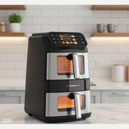 سرخ کن بدون روغن مباشی مدل ME-AF1200DS ظرفیت 11 لیتر